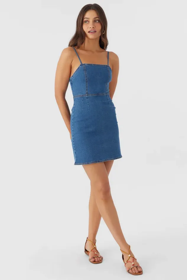 DARBIE STRETCH DENIM DRESS Women O039NEILL Clothing
