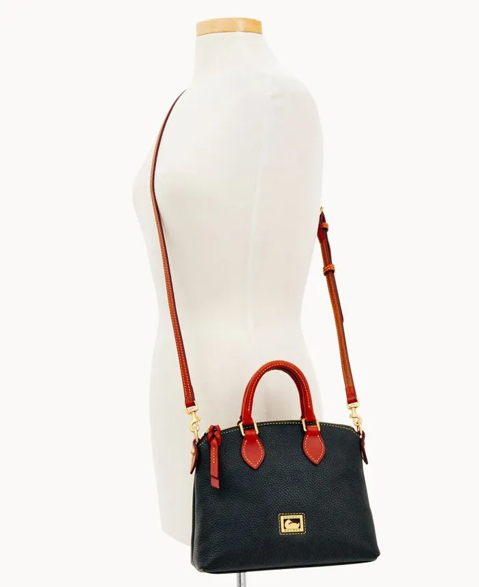 Dillen Crossbody Satchel Black Woman Dooney and Bourke Crossbodies Dillen Crossbody Satchel Black Woman Dooney and Bourke Crossbodies