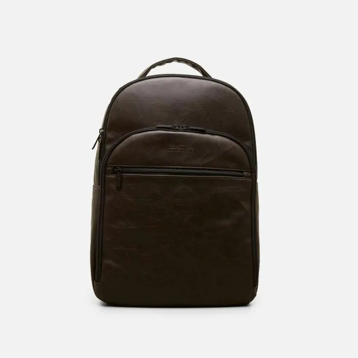 Distressed Echo Faux Leather Slim Single Compartment 156034 Laptop Backpack Brown Men Kenneth Cole Bags Distressed Echo Faux Leather Slim Single Compartment 156034 Laptop Backpack Brown Men Kenneth Cole Bags