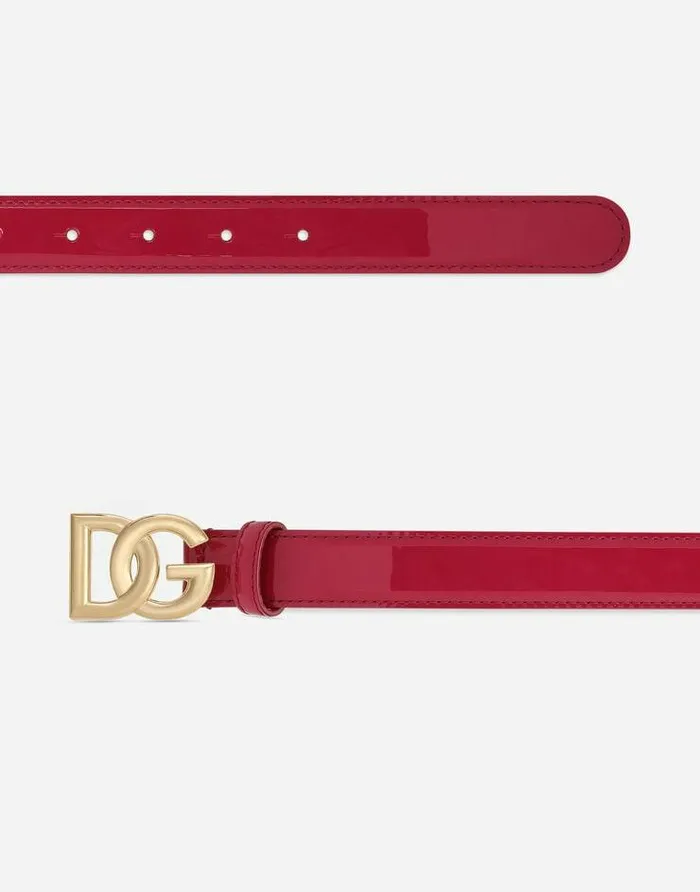 Dolce and Gabbana Belts Women DG Logo Belt Fuchsia Dolce and Gabbana Belts Women DG Logo Belt Fuchsia