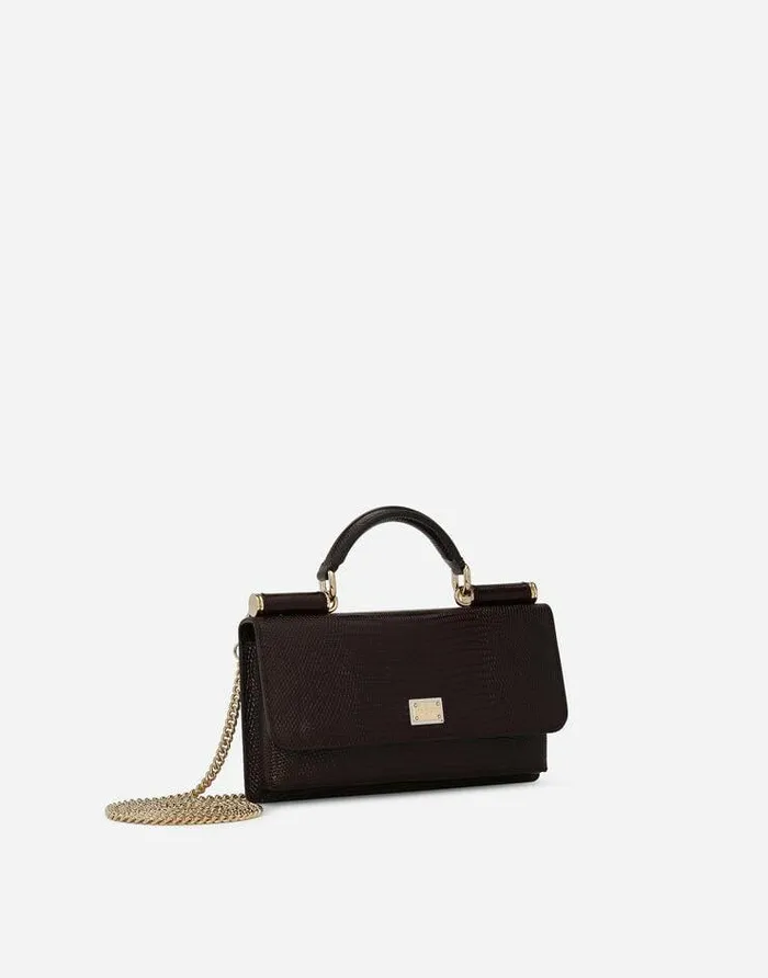 Dolce and Gabbana Clutches Mini And Micro Bags Women Iguanaprint Mini Bag Bordeaux Dolce and Gabbana Clutches Mini And Micro Bags Women Iguanaprint Mini Bag Bordeaux