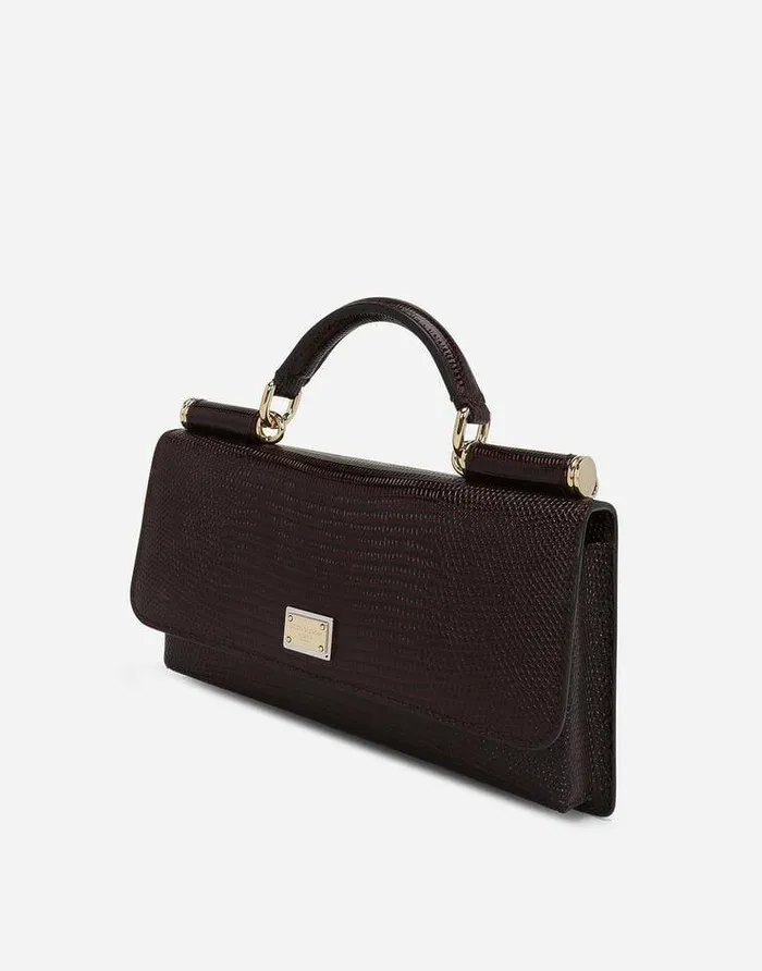Dolce and Gabbana Clutches Mini And Micro Bags Women Iguanaprint Mini Bag Bordeaux Dolce and Gabbana Clutches Mini And Micro Bags Women Iguanaprint Mini Bag Bordeaux