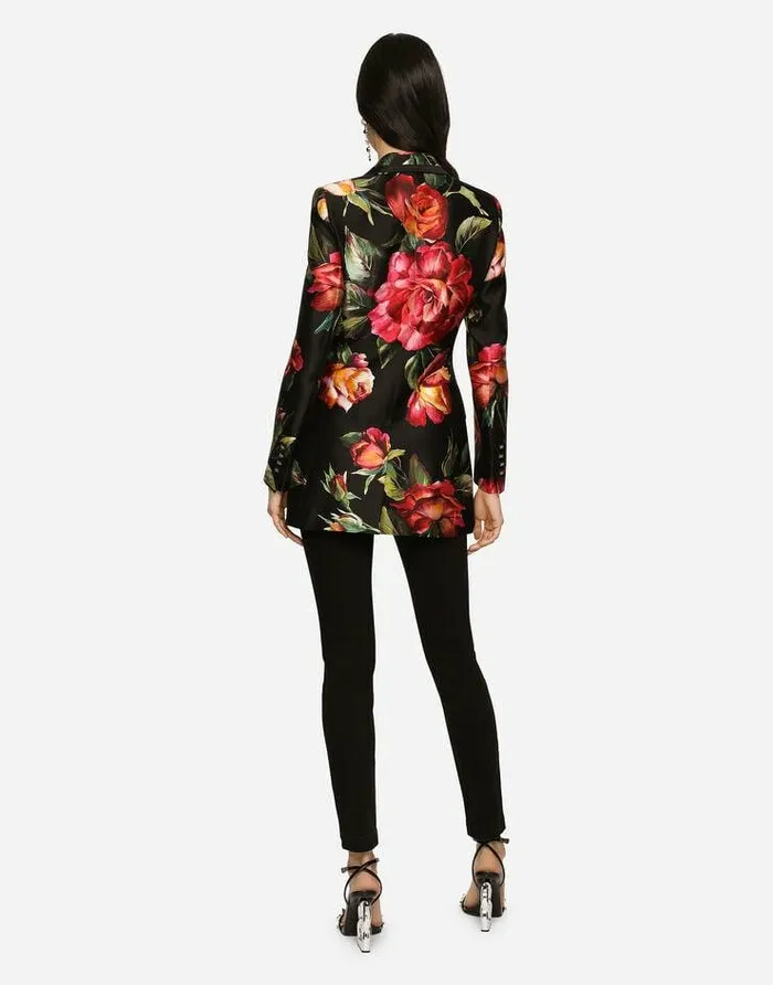 Dolce and Gabbana Denim Women Audrey Jeans With Ripped Details Multicolor