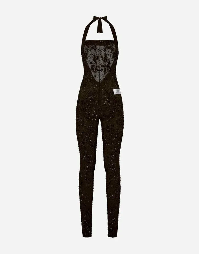 Dolce and Gabbana Dresses Women KIM DOLCEandGABBANA Marquisette Jumpsuit With Embroidery Multicolor Dolce and Gabbana Dresses Women KIM DOLCEandGABBANA Marquisette Jumpsuit With Embroidery Multicolor