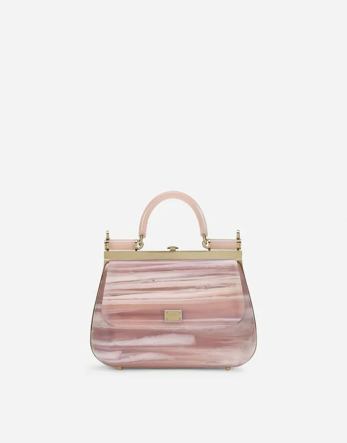 Dolce and Gabbana Handbags Women Sicily Box Bag In Acrylic Glass Multicolor