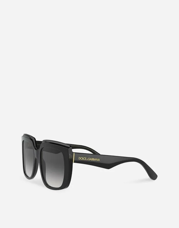 Dolce and Gabbana Icons Women Capri Sunglasses Black Dolce and Gabbana Icons Women Capri Sunglasses Black