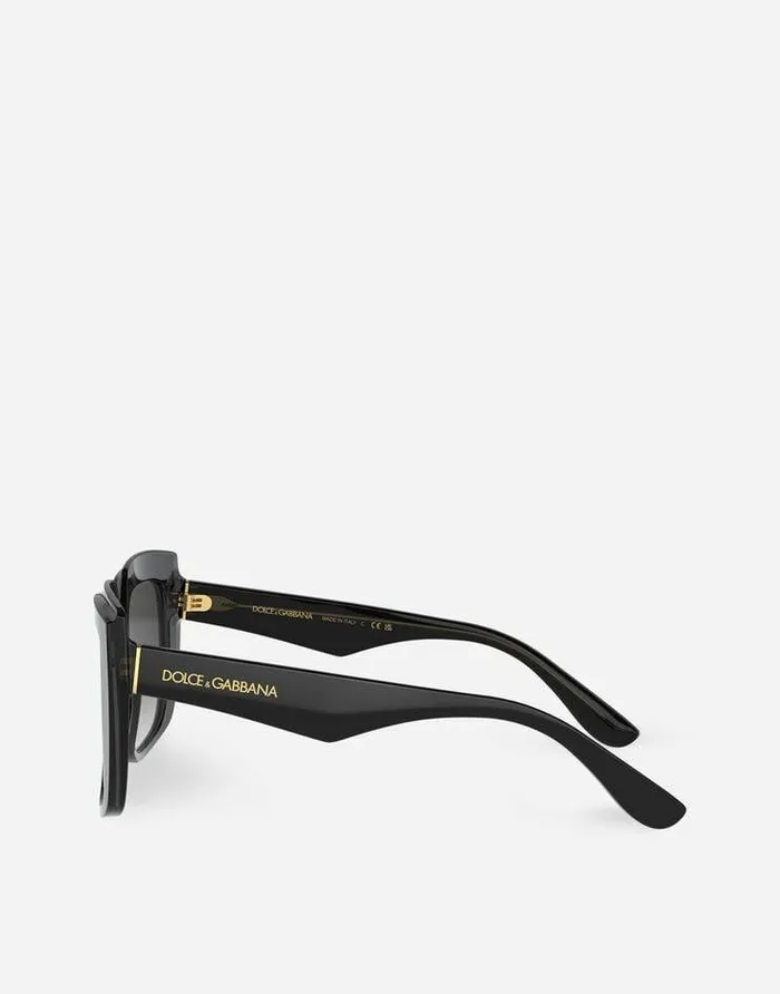 Dolce and Gabbana Icons Women Capri Sunglasses Black Dolce and Gabbana Icons Women Capri Sunglasses Black