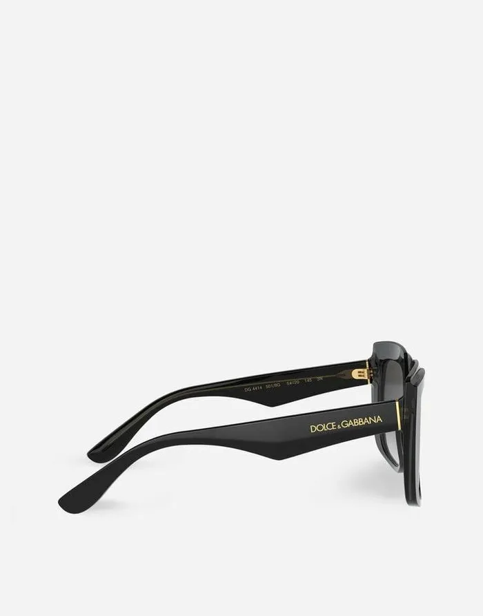 Dolce and Gabbana Icons Women Capri Sunglasses Black Dolce and Gabbana Icons Women Capri Sunglasses Black