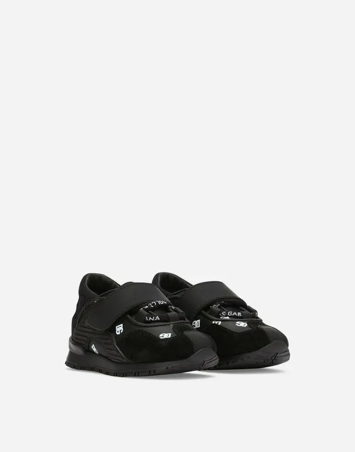 Dolce and Gabbana Shoes For First Steps 1926 Children NS1 Sneakers With DG Logo Print Multicolor Dolce and Gabbana Shoes For First Steps 1926 Children NS1 Sneakers With DG Logo Print Multicolor
