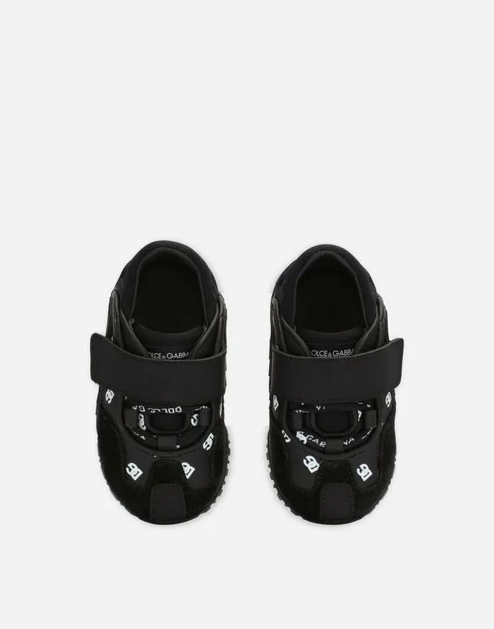 Dolce and Gabbana Shoes For First Steps 1926 Children NS1 Sneakers With DG Logo Print Multicolor Dolce and Gabbana Shoes For First Steps 1926 Children NS1 Sneakers With DG Logo Print Multicolor