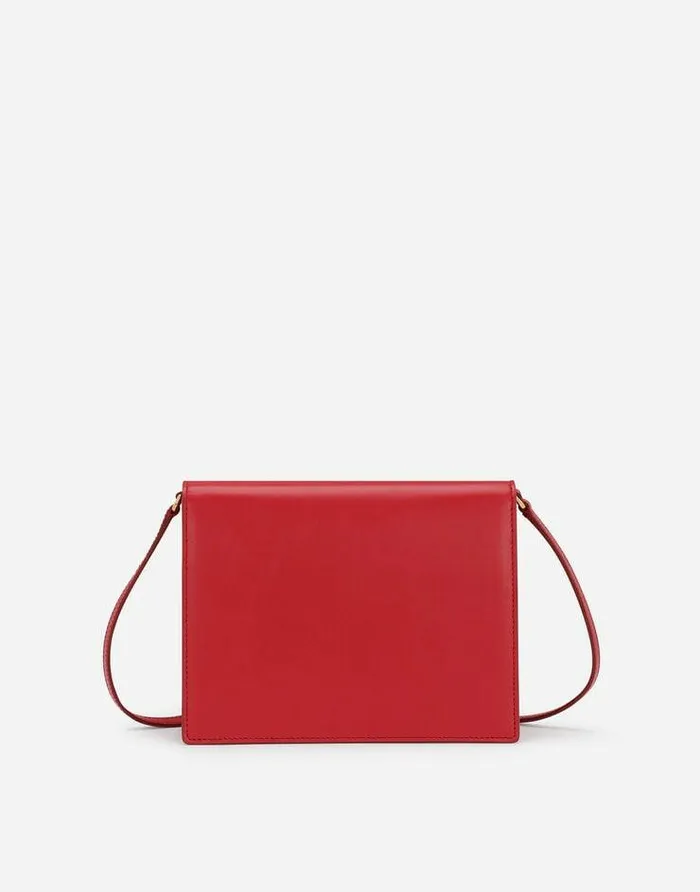 Dolce and Gabbana Shoulder And Crossbody Bags Women Calfskin DG Logo Crossbody Bag Red Dolce and Gabbana Shoulder And Crossbody Bags Women Calfskin DG Logo Crossbody Bag Red