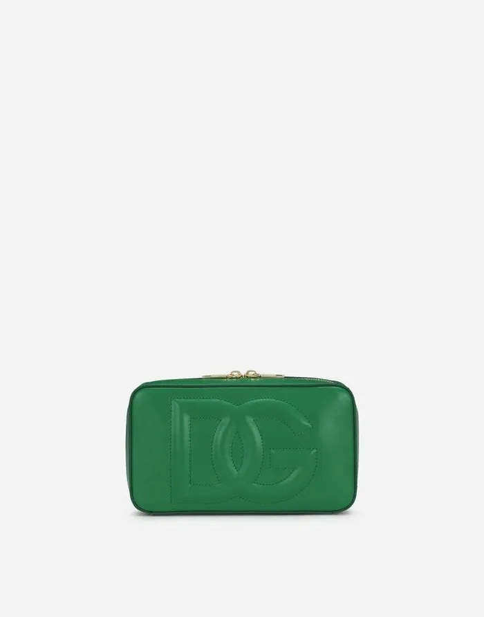 Dolce and Gabbana Shoulder And Crossbody Bags Women Small Calfskin DG Logo Camera Bag Green Dolce and Gabbana Shoulder And Crossbody Bags Women Small Calfskin DG Logo Camera Bag Green