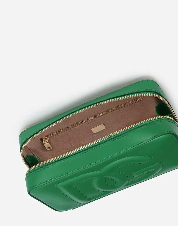 Dolce and Gabbana Shoulder And Crossbody Bags Women Small Calfskin DG Logo Camera Bag Green Dolce and Gabbana Shoulder And Crossbody Bags Women Small Calfskin DG Logo Camera Bag Green