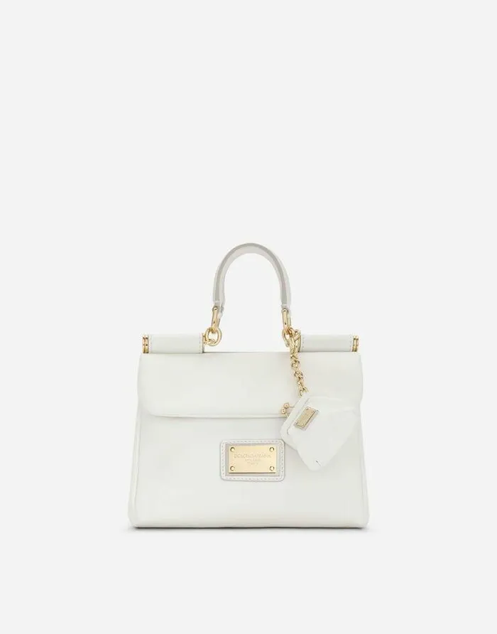 Dolce and Gabbana Shoulder And Crossbody Bags Women Small Calfskin Sicily Soft Bag White Dolce and Gabbana Shoulder And Crossbody Bags Women Small Calfskin Sicily Soft Bag White