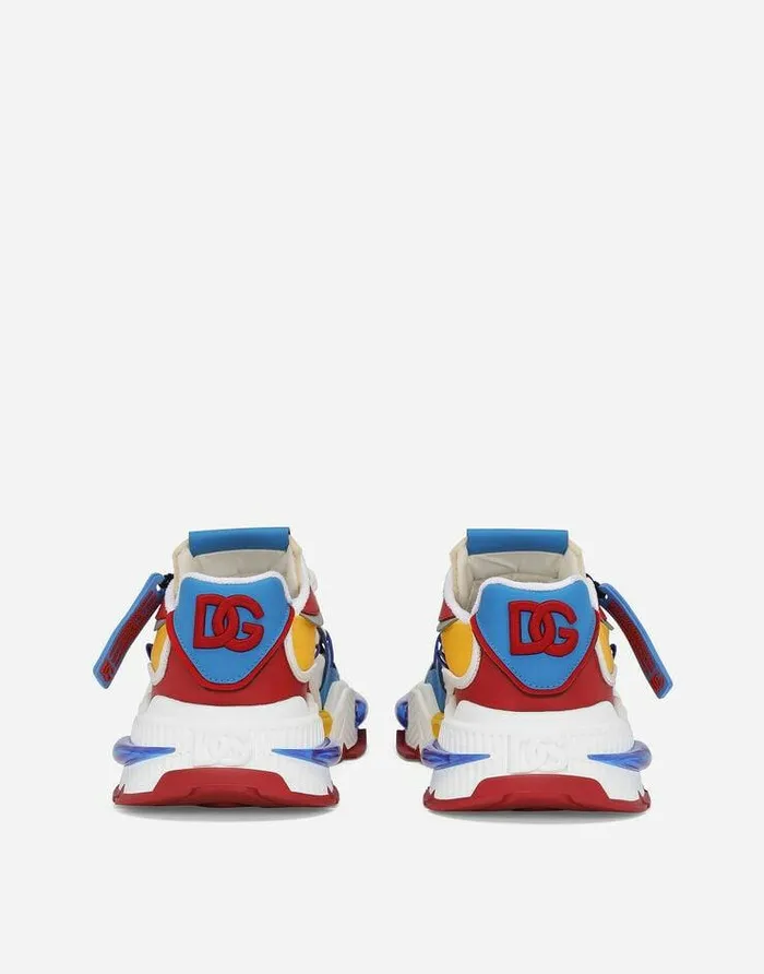 Dolce and Gabbana Sneakers Men Mixedmaterial Airmaster Sneakers Multicolor Dolce and Gabbana Sneakers Men Mixedmaterial Airmaster Sneakers Multicolor