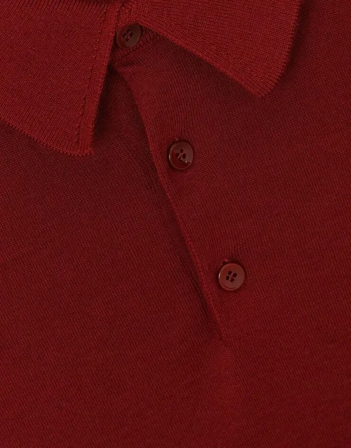 Dolce and Gabbana Sweaters And Cardigans Men Cashmere Polostyle Sweater With DG Logo Embroidery Bordeaux Dolce and Gabbana Sweaters And Cardigans Men Cashmere Polostyle Sweater With DG Logo Embroidery Bordeaux