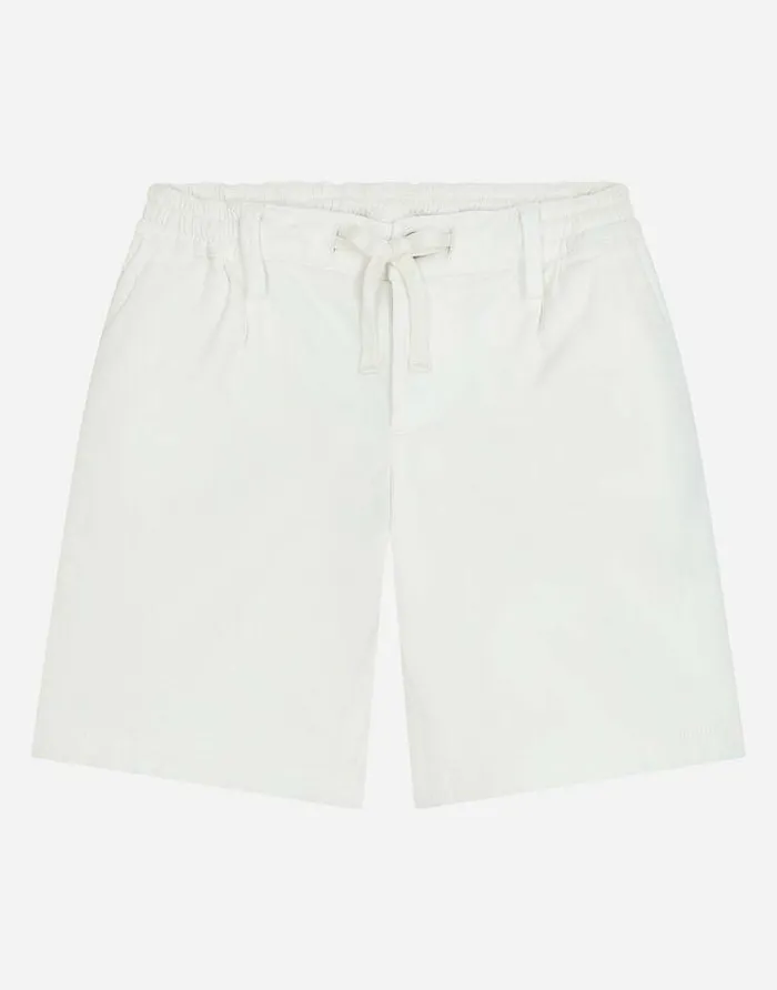 Dolce and Gabbana Trousers And Shorts Children Garmentdyed Gabardine Shorts White Dolce and Gabbana Trousers And Shorts Children Garmentdyed Gabardine Shorts White