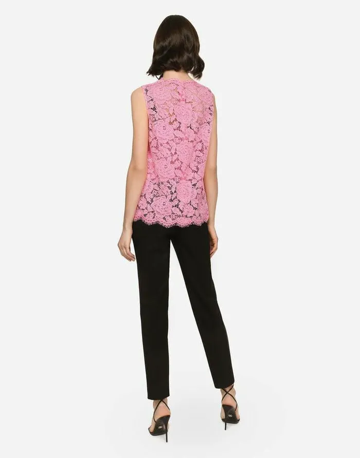 Dolce and Gabbana Trousers And Shorts Women Gabardine Pants Black Dolce and Gabbana Trousers And Shorts Women Gabardine Pants Black