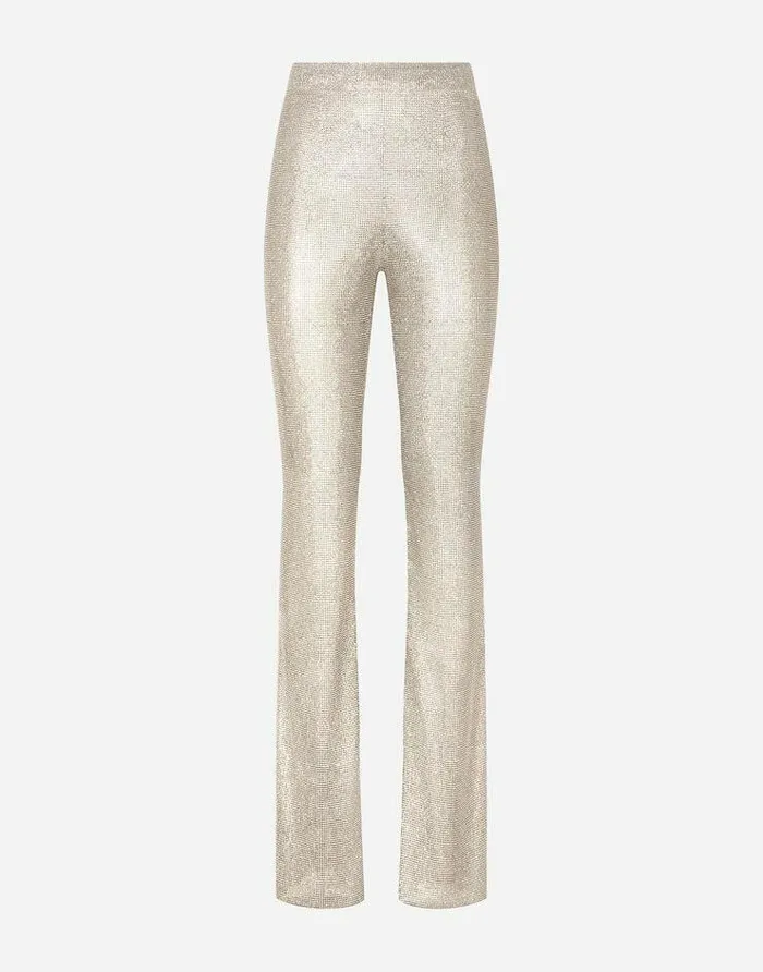 Dolce and Gabbana Trousers And Shorts Women KIM DOLCEandGABBANA Crystal Mesh Pants Multicolor Dolce and Gabbana Trousers And Shorts Women KIM DOLCEandGABBANA Crystal Mesh Pants Multicolor