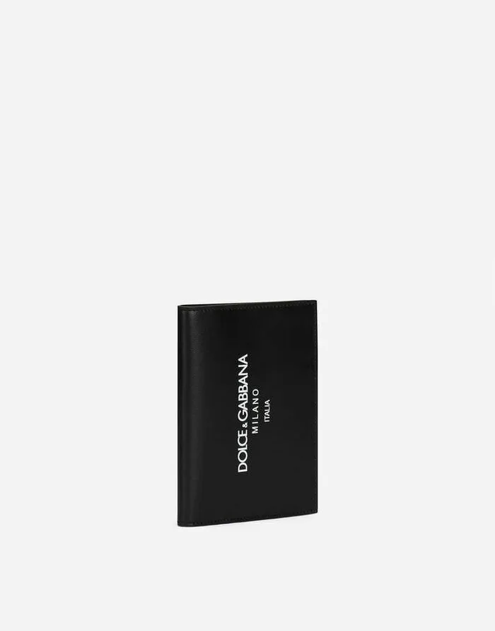 Dolce and Gabbana Wallets And Small Leather Goods Men Calfskin Passport Holder With Logo Multicolor Dolce and Gabbana Wallets And Small Leather Goods Men Calfskin Passport Holder With Logo Multicolor