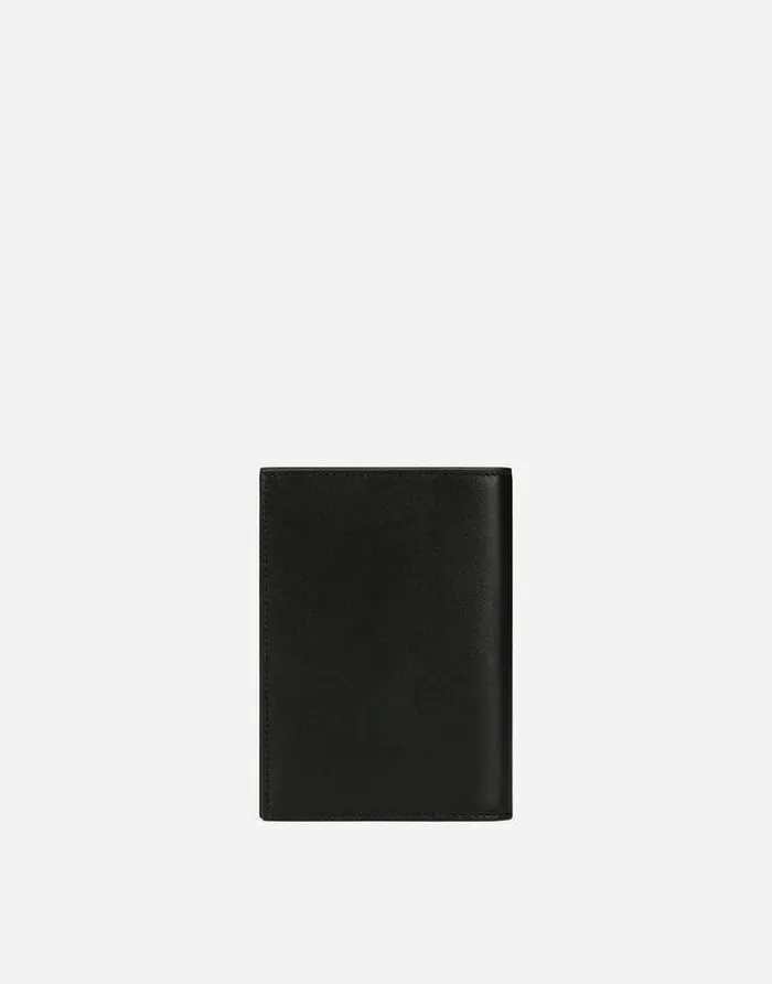 Dolce and Gabbana Wallets And Small Leather Goods Men Calfskin Passport Holder With Logo Multicolor Dolce and Gabbana Wallets And Small Leather Goods Men Calfskin Passport Holder With Logo Multicolor