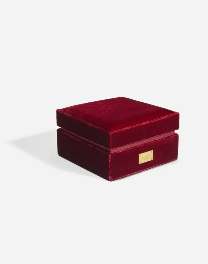 Dolce and Gabbana WatchesandStraps Women Gold Watch With Silk Strap Light Blue Dolce and Gabbana WatchesandStraps Women Gold Watch With Silk Strap Light Blue