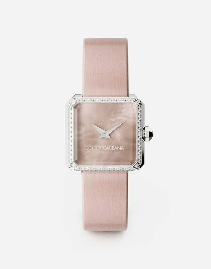 Dolce and Gabbana WatchesandStraps Women Sofia Steel Watch With Colorless Diamonds Antique Pink Dolce and Gabbana WatchesandStraps Women Sofia Steel Watch With Colorless Diamonds Antique Pink