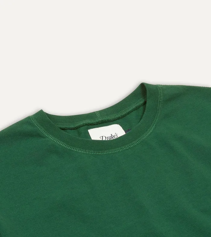 Drake039s Forest Green Cotton Crew Neck Hiking TShirt 8211 Clothing