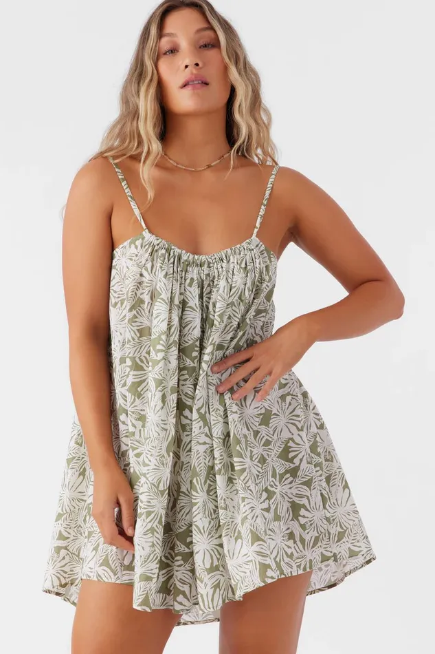 DREA HALFMOON COVERUP DRESS Oil Green Women O039NEILL Swim