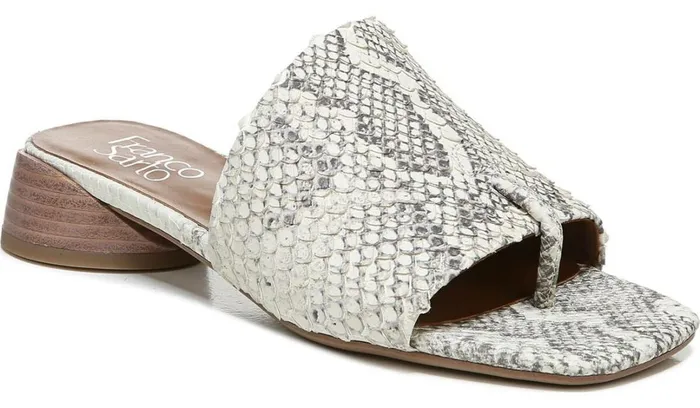 Dress Mules Women Franco Sarto Franco Loran Sandal Natural Leather