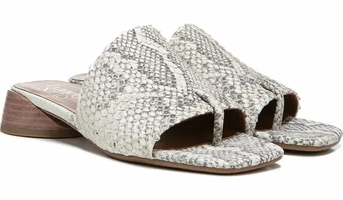Dress Mules Women Franco Sarto Franco Loran Sandal Natural Leather