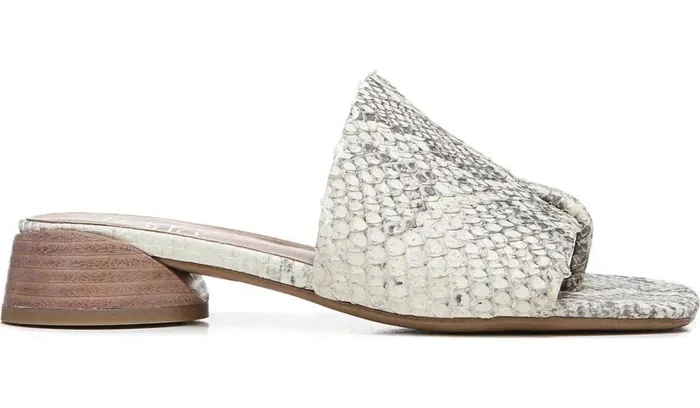 Dress Mules Women Franco Sarto Franco Loran Sandal Natural Leather