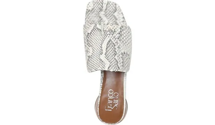 Dress Mules Women Franco Sarto Franco Loran Sandal Natural Leather