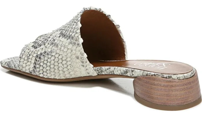 Dress Mules Women Franco Sarto Franco Loran Sandal Natural Leather