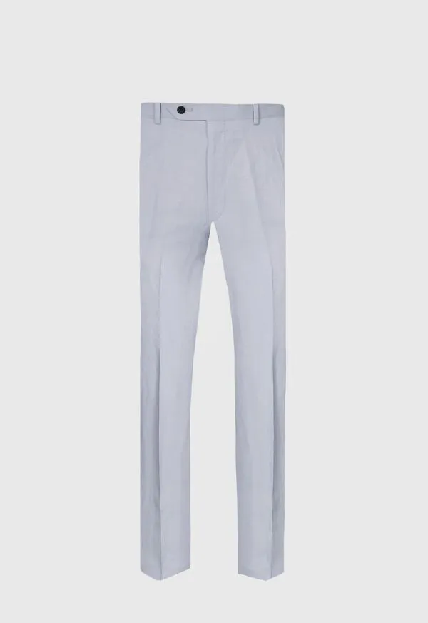 Dress Pants Paulstuart Mens Linen and Silk James Dress Trouser Silver