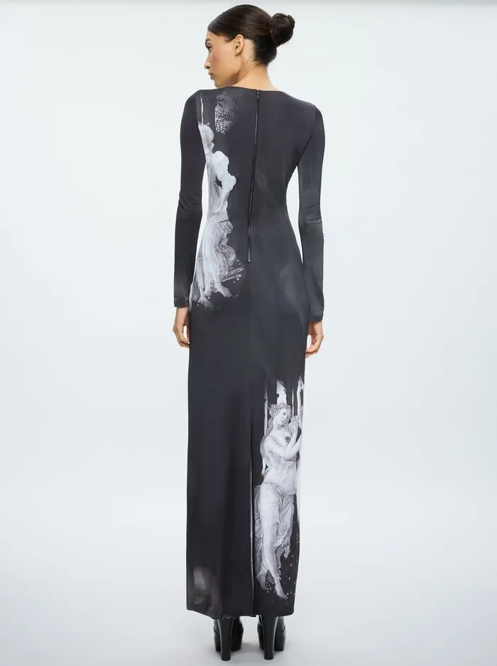Dresses Women Alice Olivia Delora Maxi Dress Renaissance Fresco