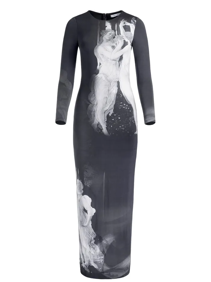 Dresses Women Alice Olivia Delora Maxi Dress Renaissance Fresco