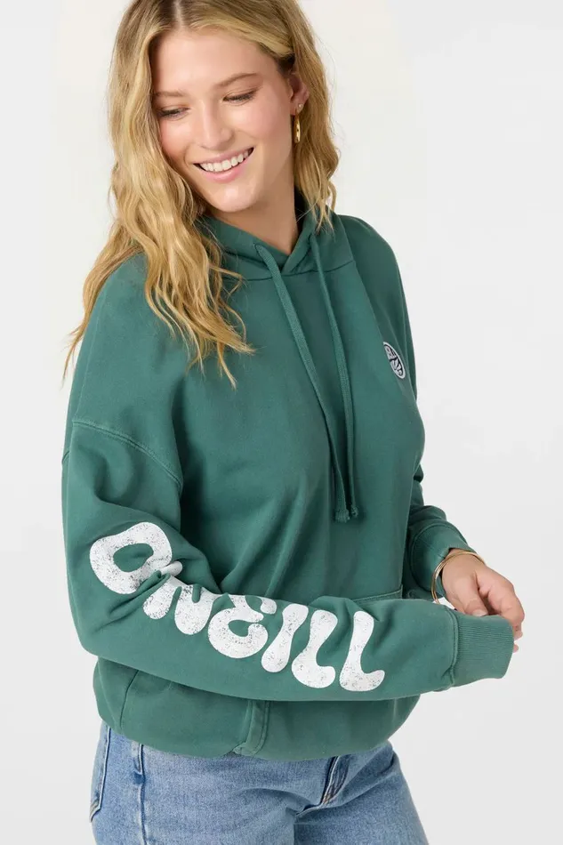 DRIFT HOODY PULLOVER FLEECE Silver Pine Women O039NEILL Collections
