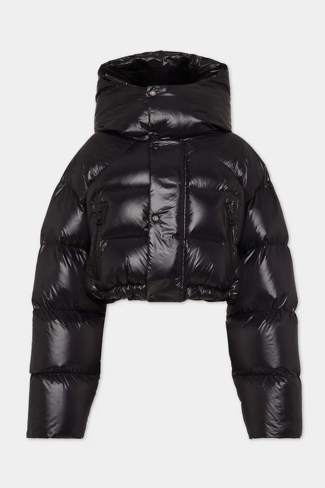 Dsquared2 Coats and Outerwear Icon New Generation Puffer Kaban Black 8211 Women