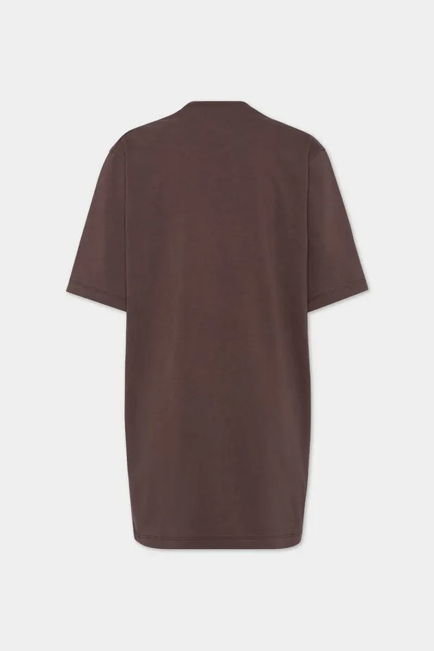 Dsquared2 Dresses and Jumpsuits Icon New Generation TShirt Dress Dark Chocolate 8211 Women