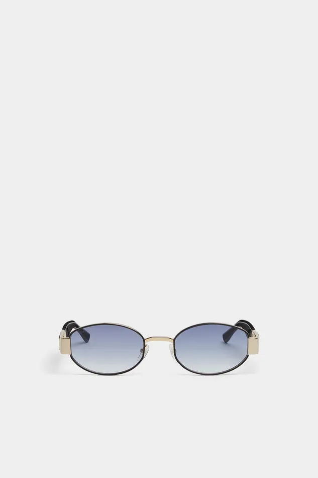 Dsquared2 Eyewear Hype Matte Gold Black Sunglasses Matte Gold Black 8211 MenWomen
