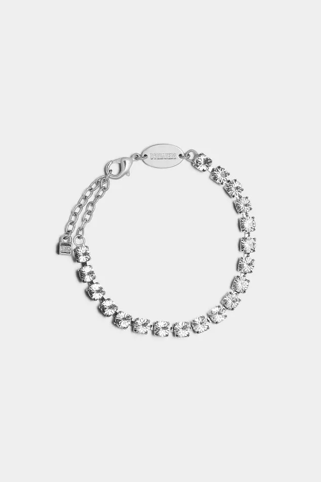 Dsquared2 Jewellery D2 Classic Bracelet Palladiumcrystal 8211 MenWomen