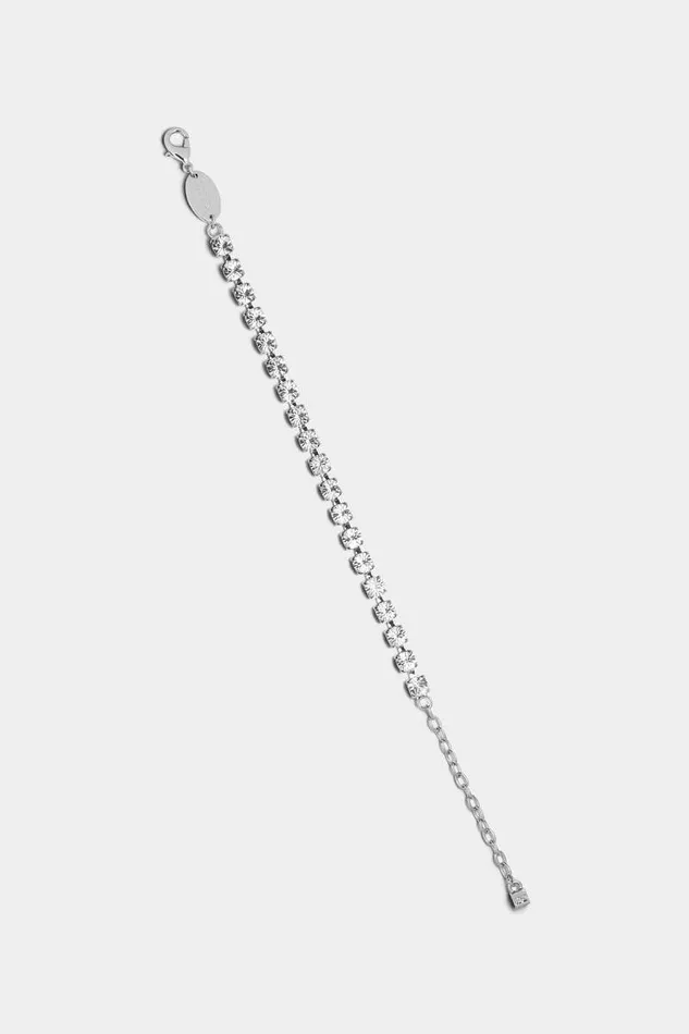Dsquared2 Jewellery D2 Classic Bracelet Palladiumcrystal 8211 MenWomen