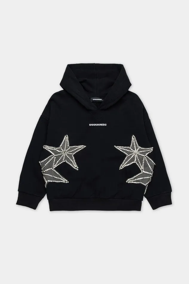 Dsquared2 Ready To Wear D2 Junior Star Hoodie Dq900 8211 Kids