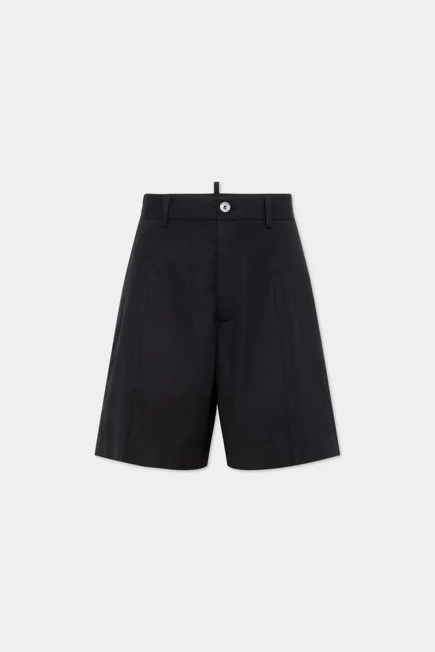 Dsquared2 Shorts Relaxed Wide Shorts Black 8211 Women