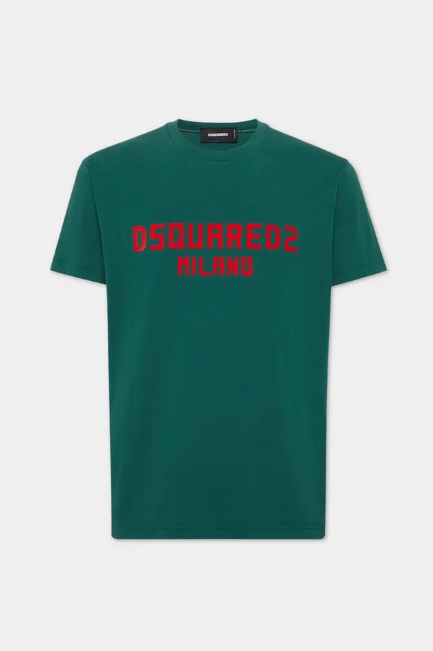 Dsquared2 TShirts and Polo Cool Fit Milano TShirt Greenred 8211 Men