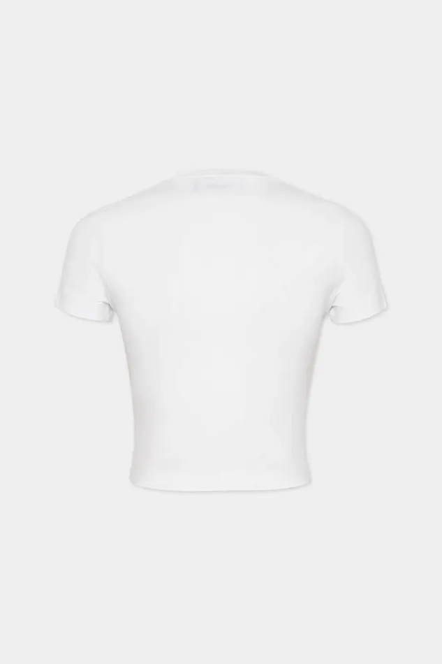 Dsquared2 Tops and TShirts Icon Mini Fit TShirt White 8211 Women