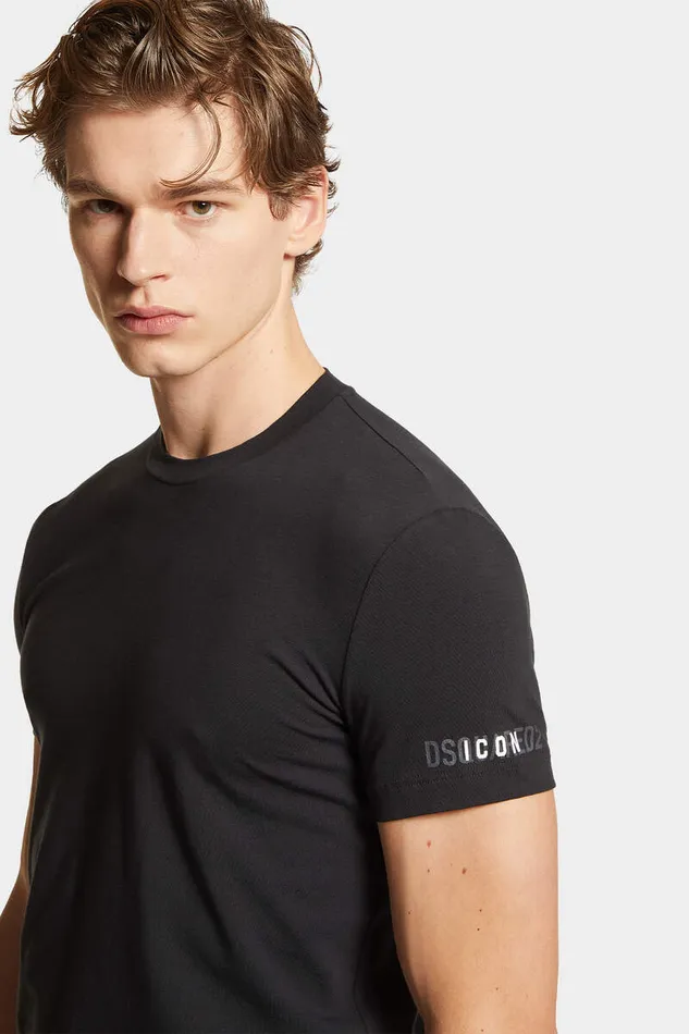 Dsquared2 Underwear Icon Round Neck TShirt Black 8211 Men
