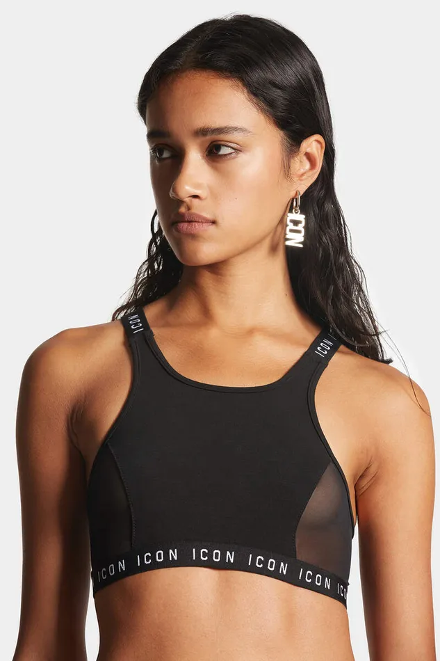 Dsquared2 Underwear Icon Sport Bra Black 8211 Women