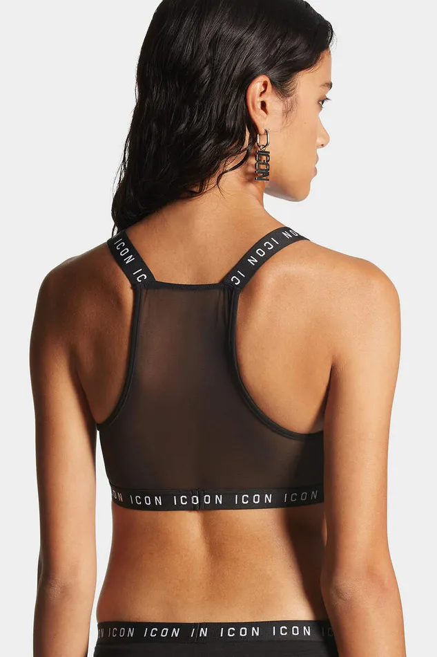 Dsquared2 Underwear Icon Sport Bra Black 8211 Women